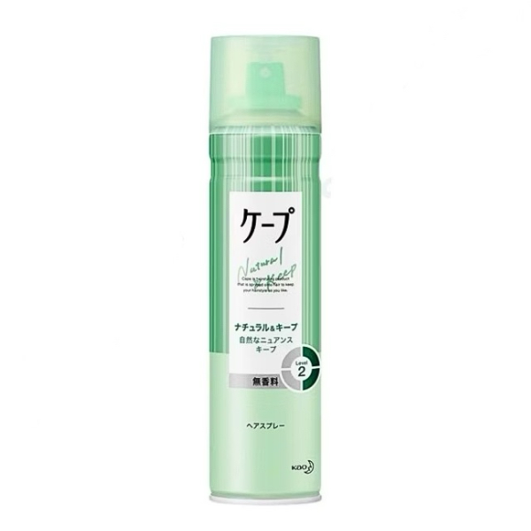 Gôm Xịt Tóc Tạo Kiểu Giữ Nếp Tóc Kepu Kao 180g Xanh Lá (Cứng Nhẹ)