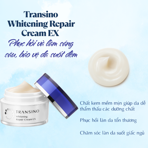 Kem dưỡng Transino Whitening Repair Cream EX