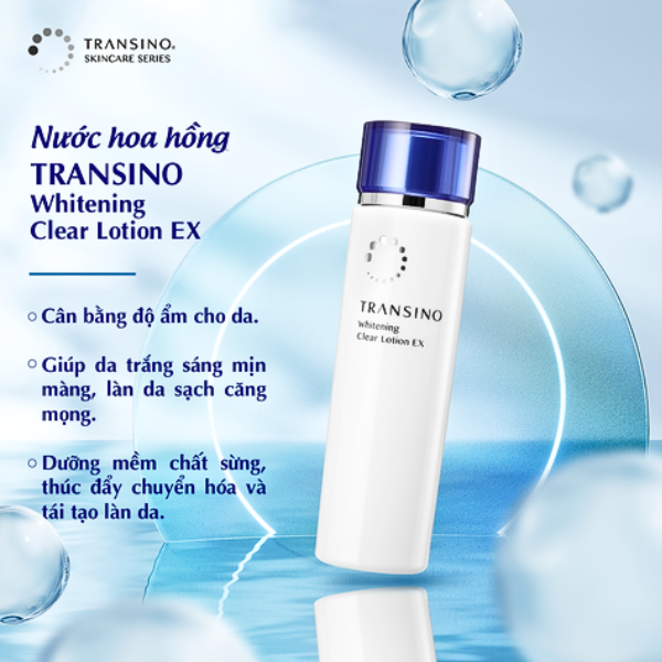 Nước Hoa Hồng TRANSINO Whitening Clear Lotion EX