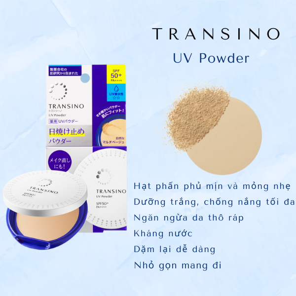 Phấn Phủ Transino UV Powder SPF 50PA++++