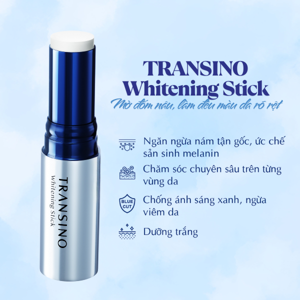Thanh Tinh Chất Dưỡng Trắng TRANSINO Whitening Stick