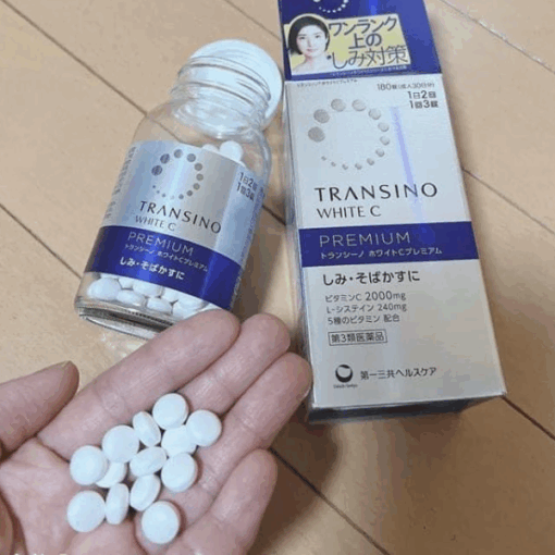 Viên Uống Trắng Da Transino White C Premium 180 Viên