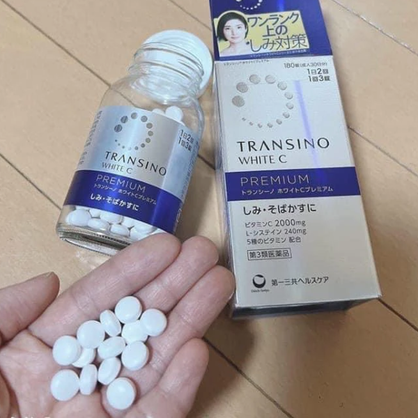 Viên Uống Trắng Da Transino White C Premium 180 Viên