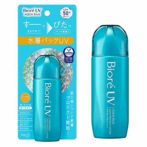 Xịt chống nắng cho tóc và da Kao Biore UV Aqua Rich Aqua Protect Mist SPF50 PA++++ 60ml