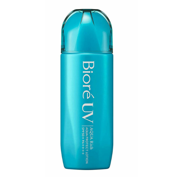 Xịt Chống Nắng Cho Tóc Và Da Kao Biore UV Aqua Rich Aqua Protect Mist SPF50 PA++++ 60ml