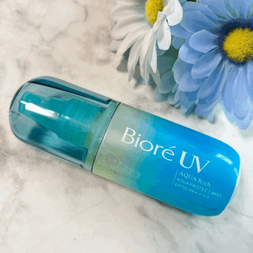 Xịt chống nắng cho tóc và da Kao Biore UV Aqua Rich Aqua Protect Mist SPF50 PA++++ 60ml