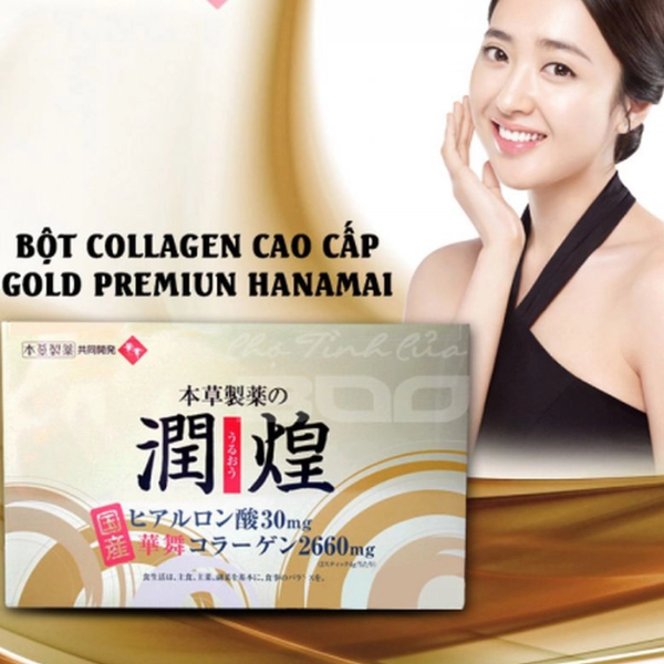Collagen Sụn Vi Cá Mập Hanamai 120g Hộp 60 Gói