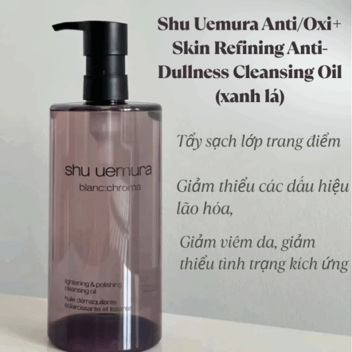 Dầu tẩy trang Shu Uemura Blancchroma Cleansing Oil (Tím)
