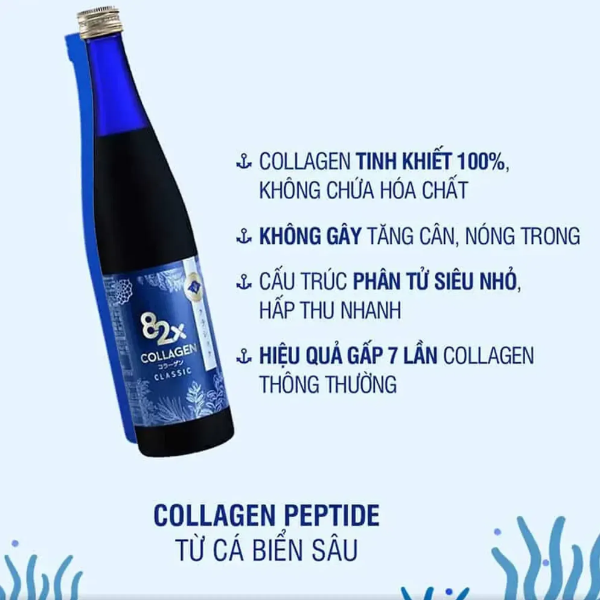 Nước Uống Collagen 82X Classic Chai 500ml