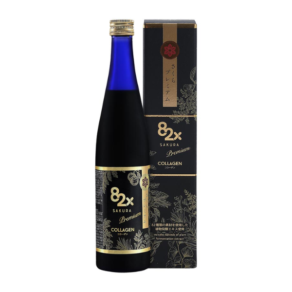 Nước Uống Collagen 82X Sakura Premium Chai 500ml