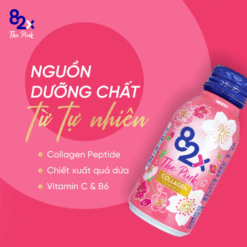 Nước Uống Collagen 82X The Pink Hộp 10 Chai x 100ml