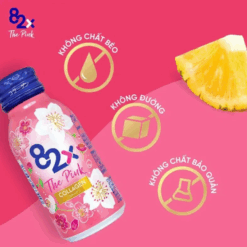 Nước Uống Collagen 82X The Pink Hộp 10 Chai x 100ml