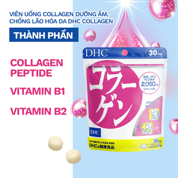 DHC Combo Viên Uống bổ Sung Collagen &C Coezyme Q10 Nhật Bản 30 Ngày