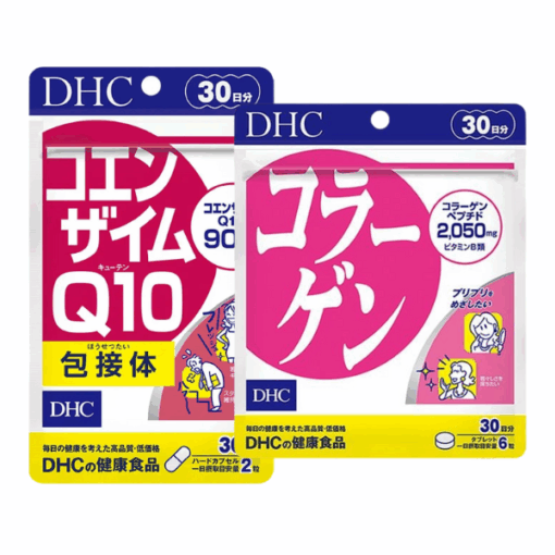 DHC Combo Viên Uống bổ Sung Collagen &C Coezyme Q10 Nhật Bản 30 Ngày