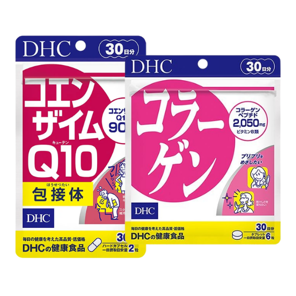 DHC Combo Viên Uống bổ Sung Collagen &C Coezyme Q10 Nhật Bản 30 Ngày