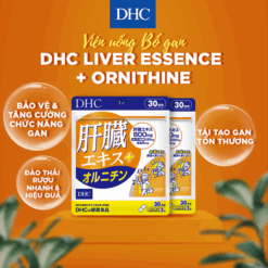 Hỗ Trợ Giải độc Gan DHC Liver Extract + Ornithine 90 Viên 30 Ngày