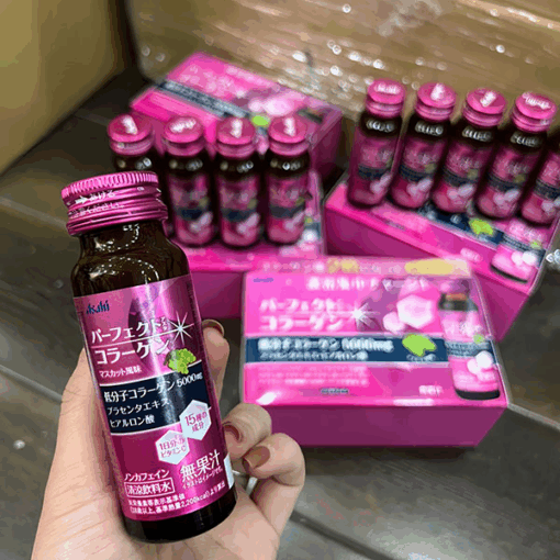 Nước Uống Collagen Asahi Perfect Asta 10 Chai x 50ml