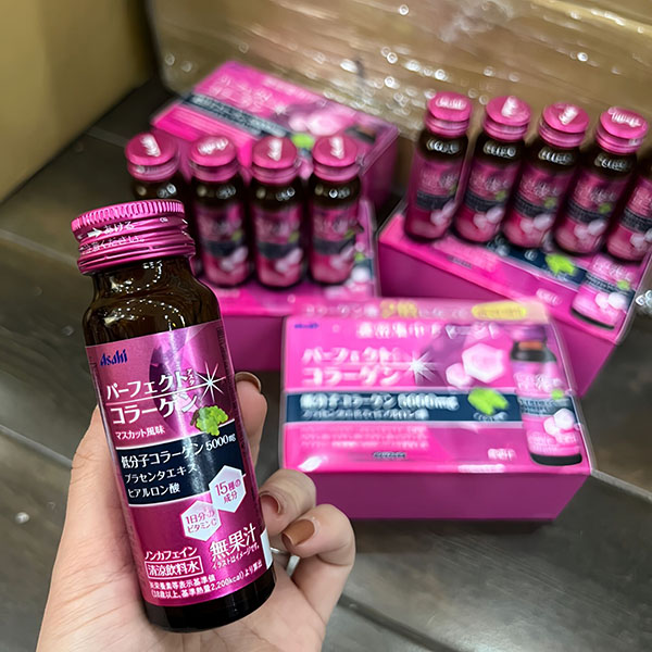 Nước Uống Collagen Asahi Perfect Asta 10 Chai x 50ml