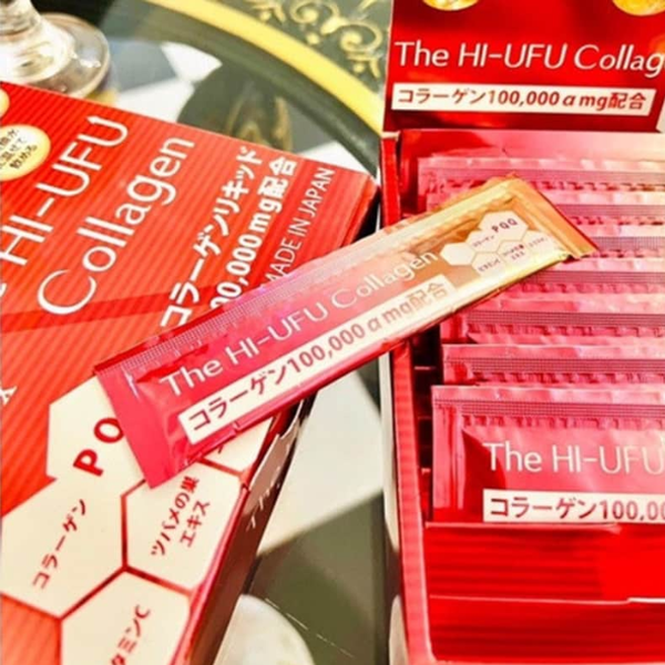 Nước Uống Đẹp Da The Hi UFU Collagen 100.000mg 10 Gói