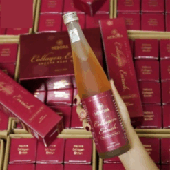 Nước Uống Hebora Collagen Enrich Damask Rose Water Chai 500ml