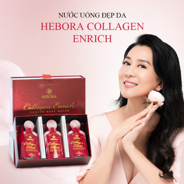Nước Uống Hebora Collagen Enrich (Hộp 28 Túi)