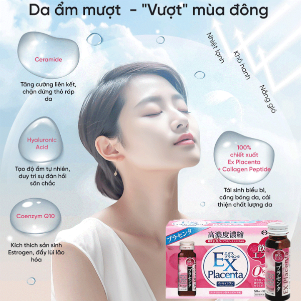 Nước Uống Nhau Thai ITOH EX Placenta 10 Chai x 50ml