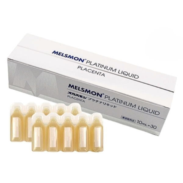 Nước Uống Nhau Thai Ngựa Melsmon Platinum Liquid Hộp 30 Ống x 10ml