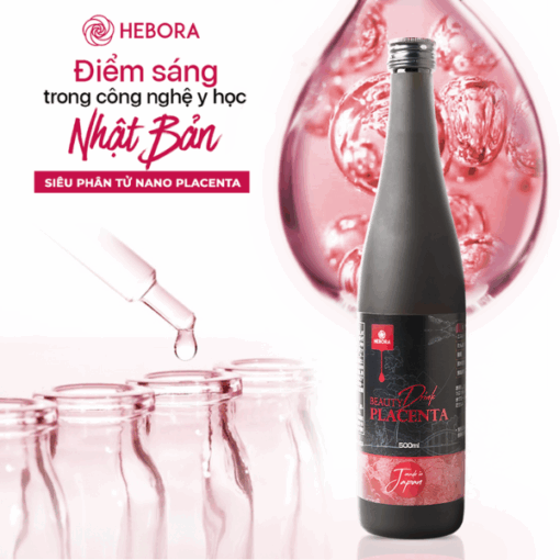 Nước Uống Tế Bào Gốc Nhau Thai Placenta Hebora 500ml
