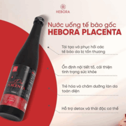 Nước Uống Tế Bào Gốc Nhau Thai Placenta Hebora 500ml