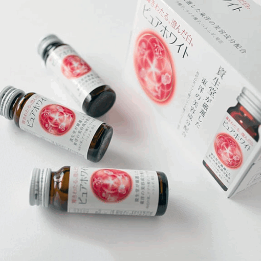 Nước Uống Trắng Da Pure White Shiseido 10 Chai x 50ml