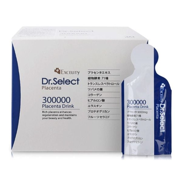 Tinh Chất Nhau Thai Dr.Select Placenta 300000mg (Hộp 30 Gói x 15g)