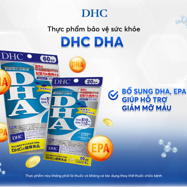 Viên Uống Bổ Não, Bổ Sung DHA DHC 60 ngày (240 viên)