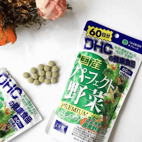 Viên Uống Bổ Sung 32 Loại Rau Củ Quả DHC 60 Ngày (240 Viên)