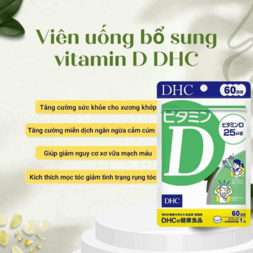 Viên Uống Bổ Sung Vitamin D DHC 60 Ngày ( 60 Viên)