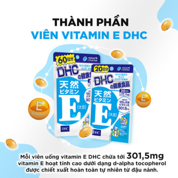 Viên Uống Bổ Sung Vitamin E DHC