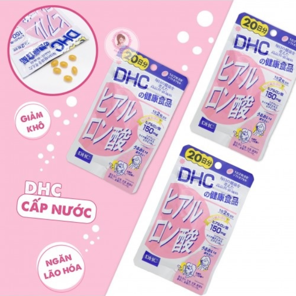 Viên Uống Cấp Nước DHC 150mg Hyaluronic Acid 20 Ngày ( 40 Viên)
