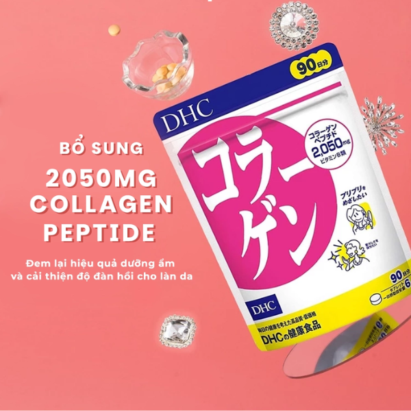 Viên Uống Collagen DHC 2.050mg Gói 360 Viên