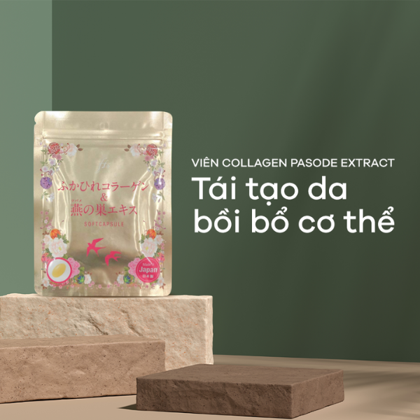 Viên Uống Collagen Tươi Chiết Xuất Tổ Yến Gói 30 Viên