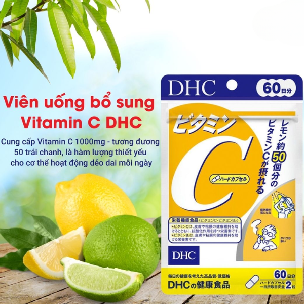 Viên Uống DHC Bổ Sung Vitamin C