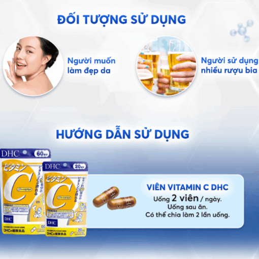 Viên Uống DHC Bổ Sung Vitamin C 20 Ngày (40 Viên)