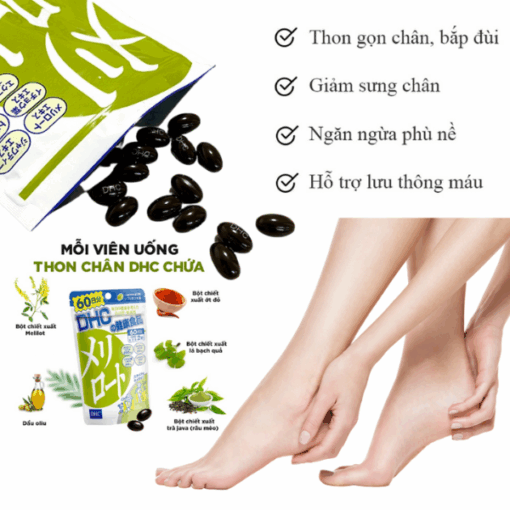 Viên Uống Giảm Mỡ Đùi DHC 20 ngày Nhật Bản (40 Viên)