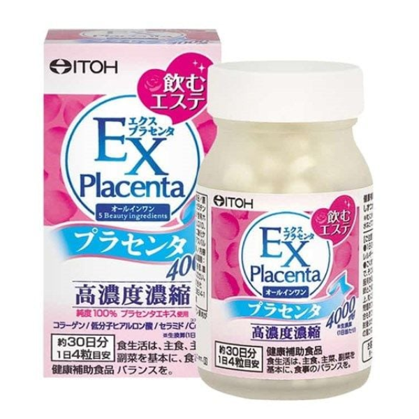 Viên Uống Nhau Thai ITOH EX Placenta 400mg Hộp 120 Viên