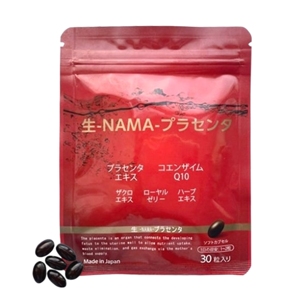 Viên Uống Nhau Thai Tươi Nama Q10 Gói 30 Viên