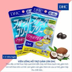 Viên Uống Tan Mỡ, Giảm Cân DHC BCAA Bổ Sung Dầu Dừa 20 Ngày