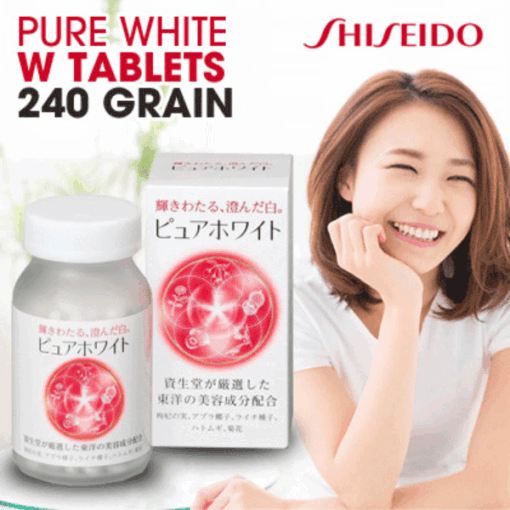 Viên Uống Trắng Da Pure White Shiseido 240 Viên