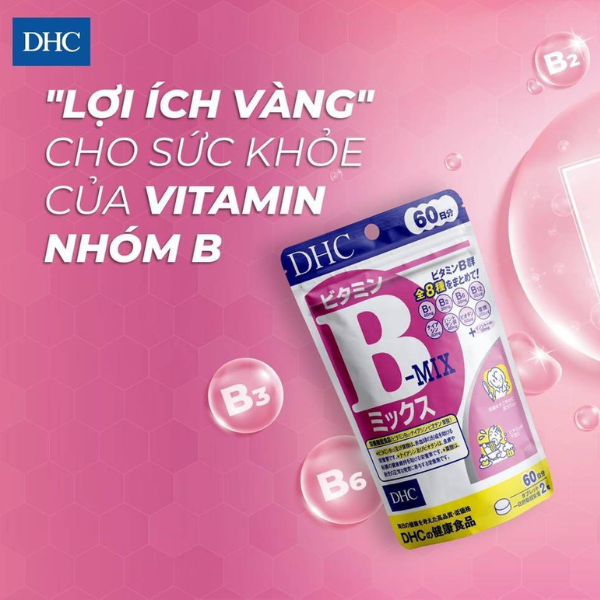 Viên Uống Vitamin B Tổng Hợp DHC 60 Ngày Gói 120 Viên