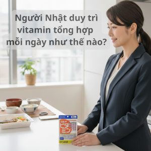 Người Nhật duy trì vitamin tổng hợp mỗi ngày như thế nào